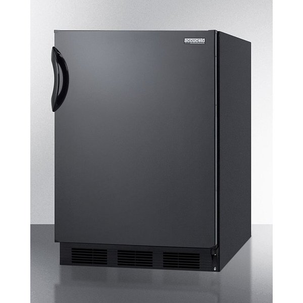 Summit Appliance Div. Summit -Freestanding All-Refrigerator, Auto Defrost, Black FF7BK
